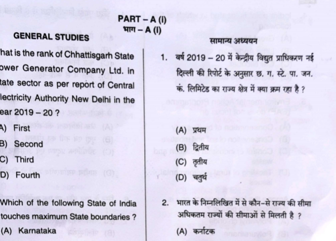 cg Assistant Auditor question paper 2022