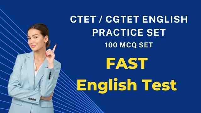 ctet english practice set