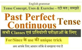 Past Perfect Continuous Tense in Hindi With Examples