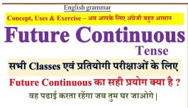future continuous tense in hindi with examples