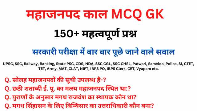 Mahajanapad MCQ GK Questions and Answers